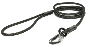 klassische Hundeleine TWIST mini - S - 115cm - schwarz